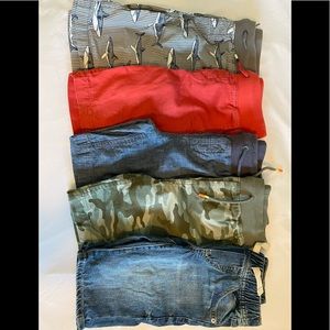 LOT of 5 pairs of boys GapKids shorts - size S Reg